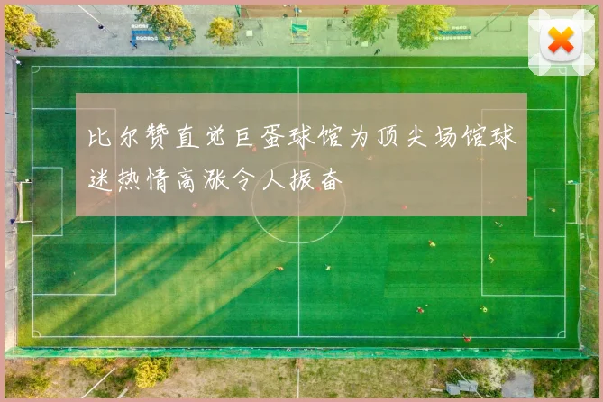 比尔赞直觉巨蛋球馆为顶尖场馆球迷热情高涨令人振奋